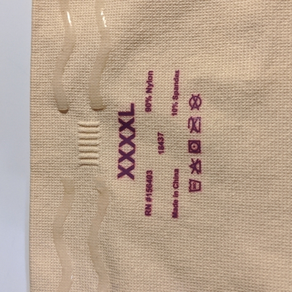 Empetua High Waisted All Day Boyshort Shaper Beige - 4X - Picture 4 of 5